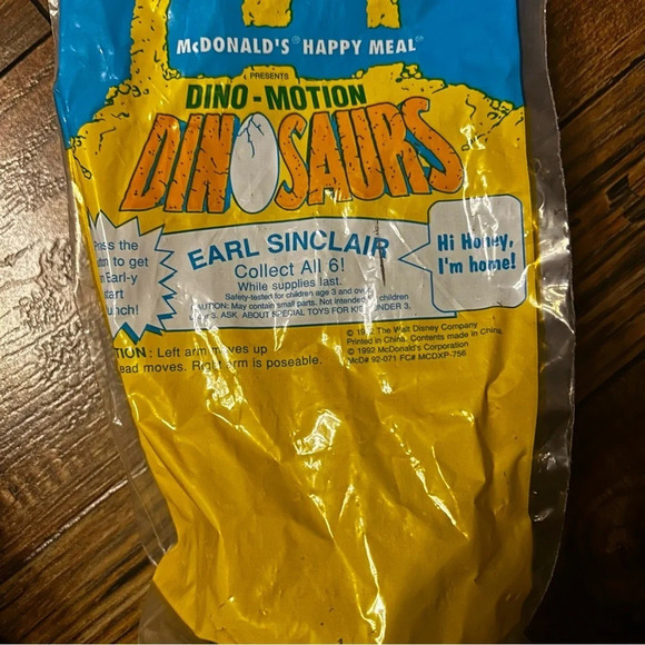 Vtg 1992 Disney Dinosaurs Pump Figures TV Show Sinclair Toy (Lot 5)‎ Mcdonalds - Picture 4 of 6